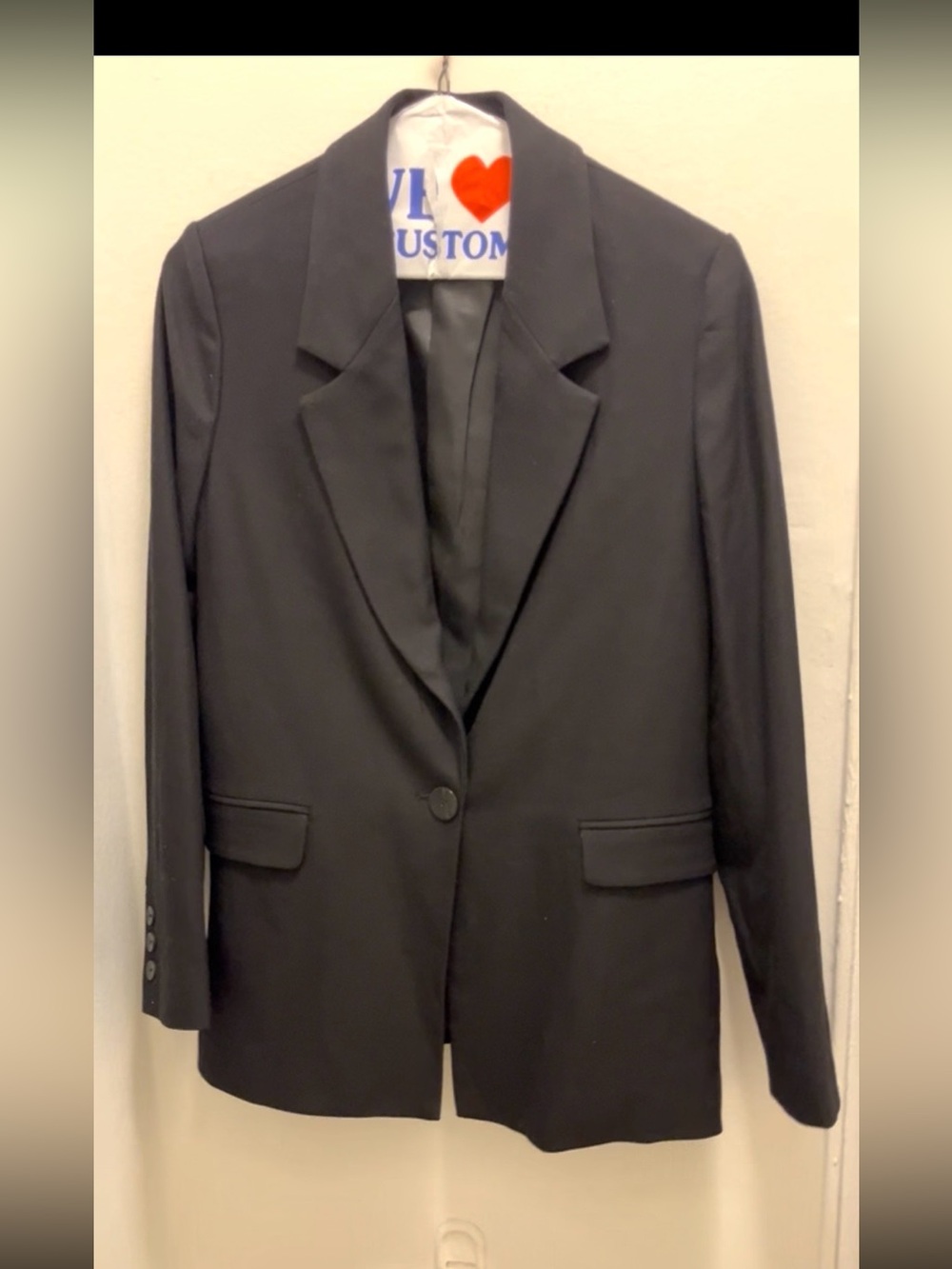 Woman's Black Blazer - Classic Tailored Jacket in size 6